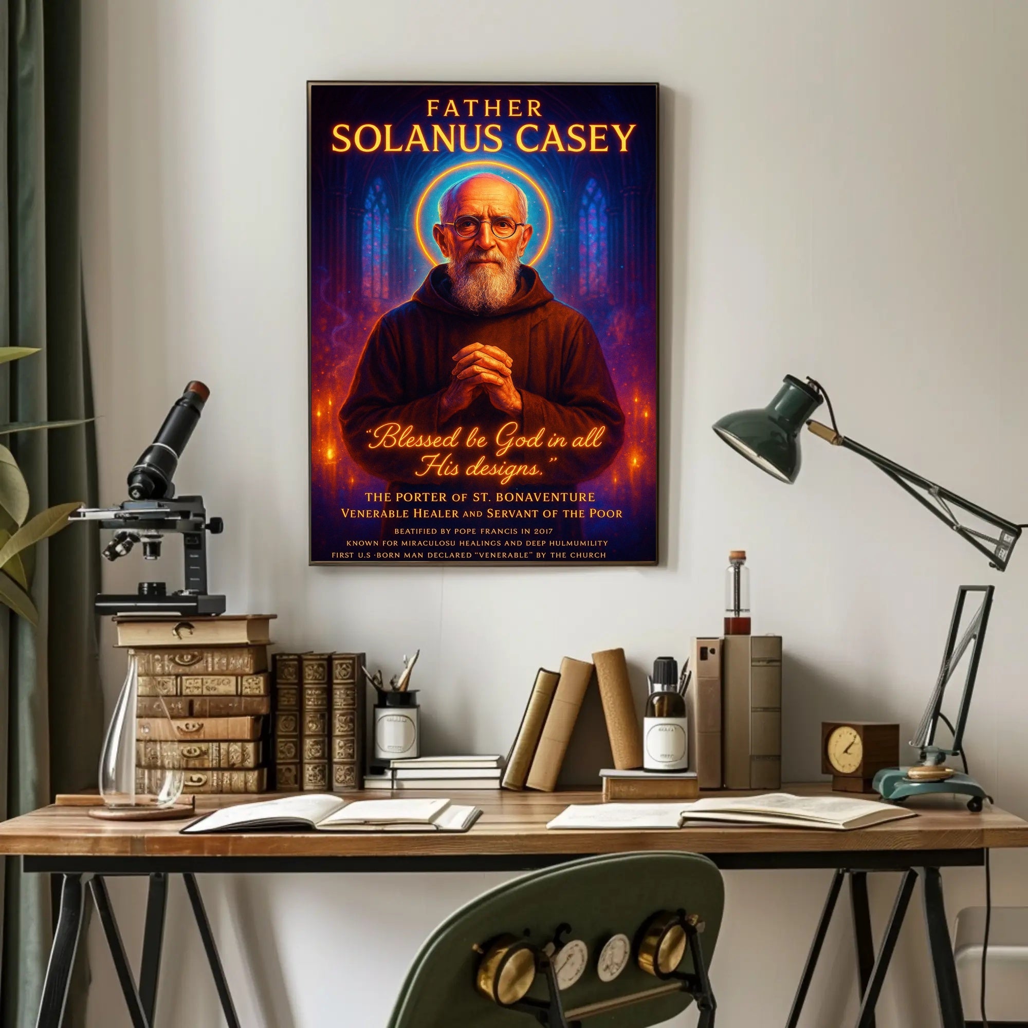 Father Solanus Casey Poster PosterGoat