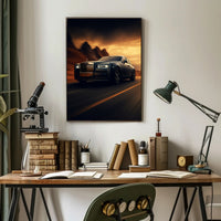 Luxurious Ride at Sunset Poster PosterGoat