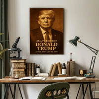 Donald Trump 47th President Poster