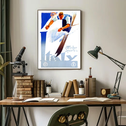 Winter Sports in Italy Poster