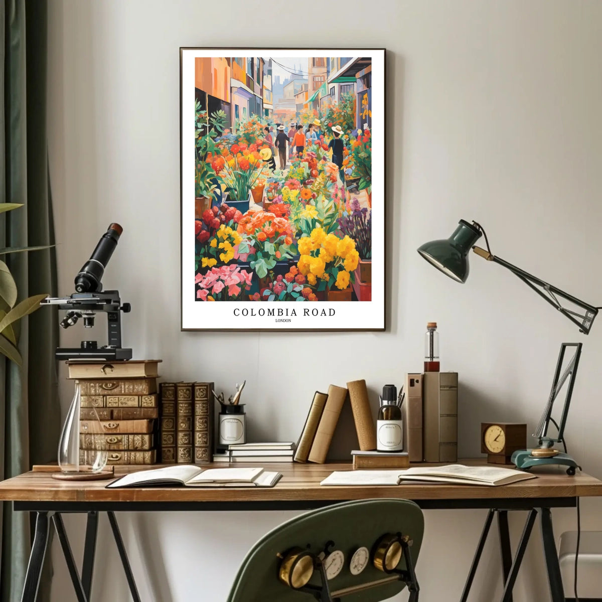 Colombia Road London Poster