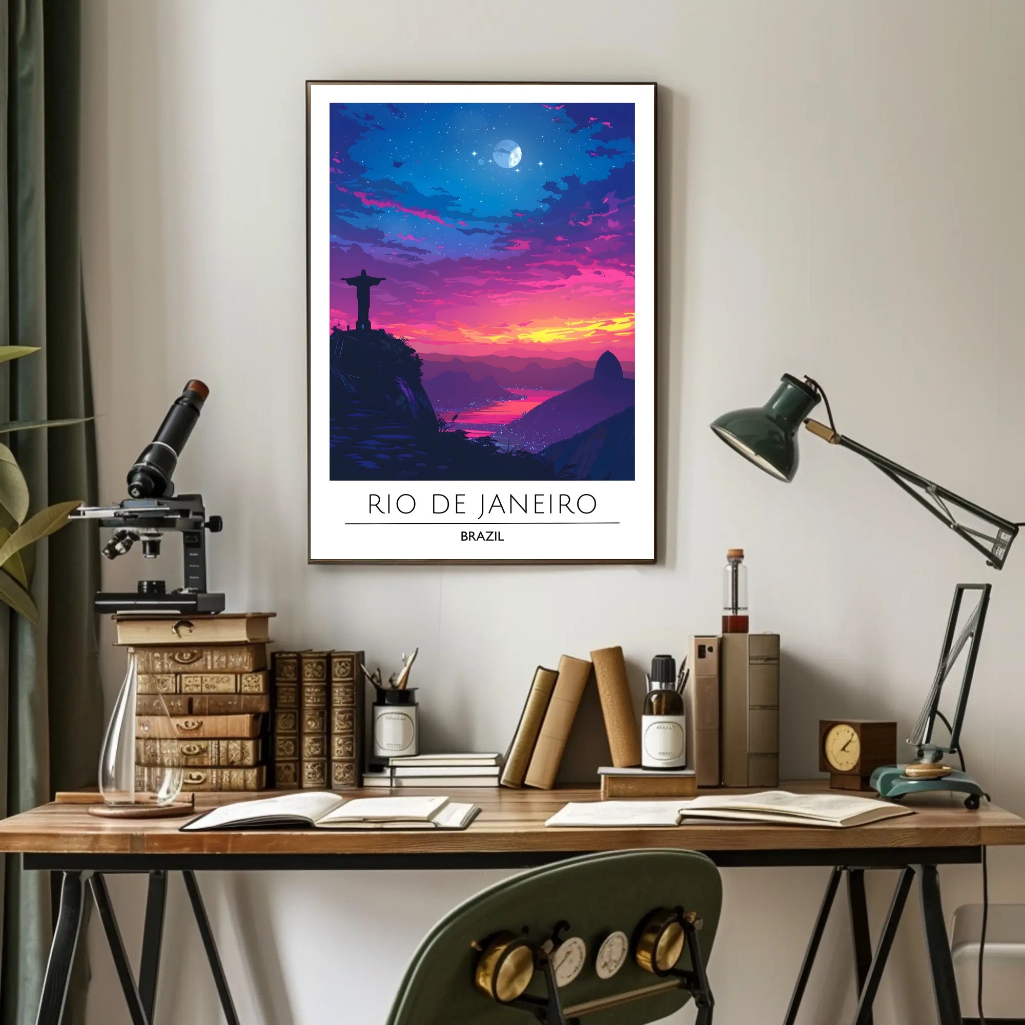 Vibrant Rio de Janeiro Travel Poster