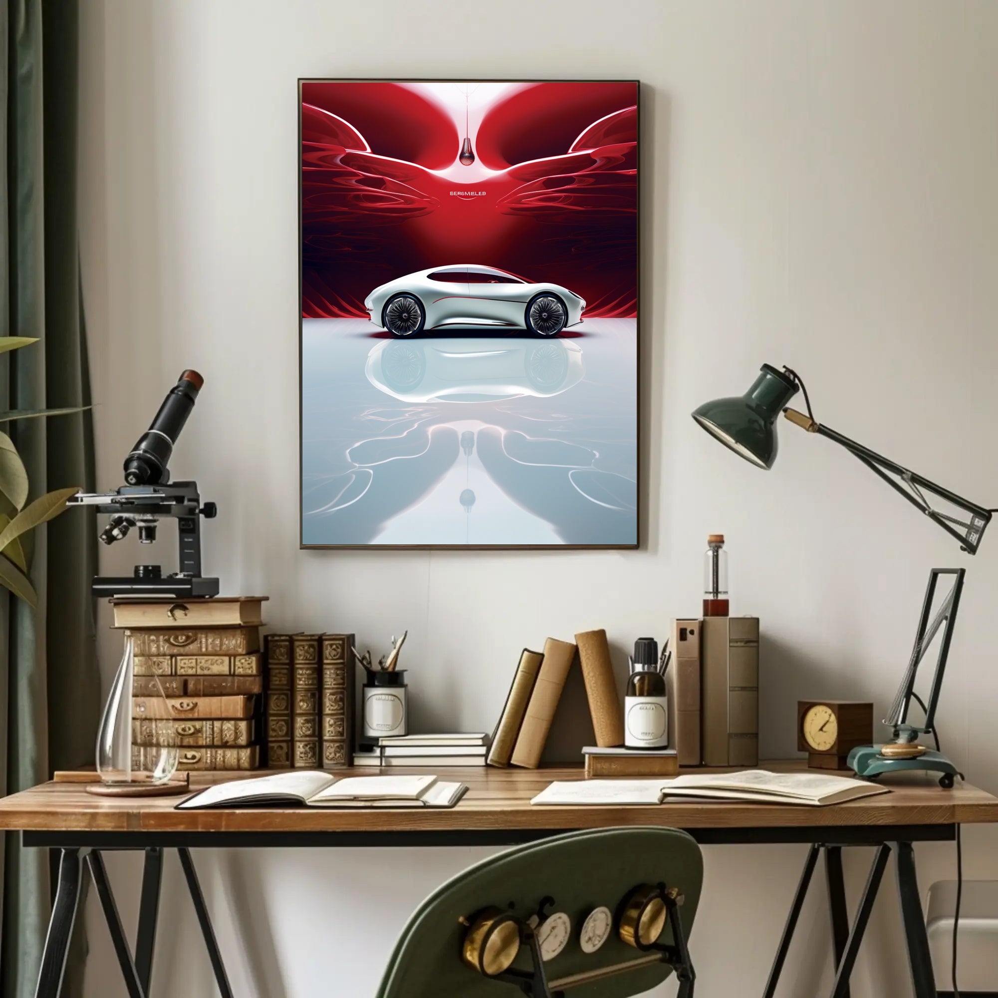 Futuristic Elegance Poster