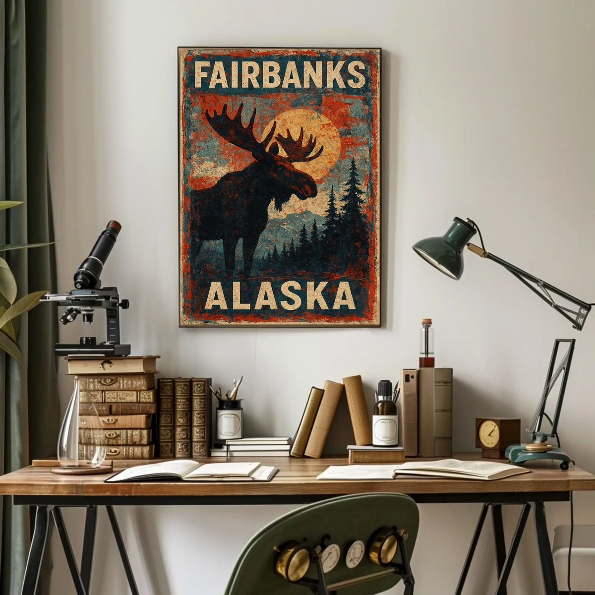 Fairbanks, Alaska Wilderness Poster