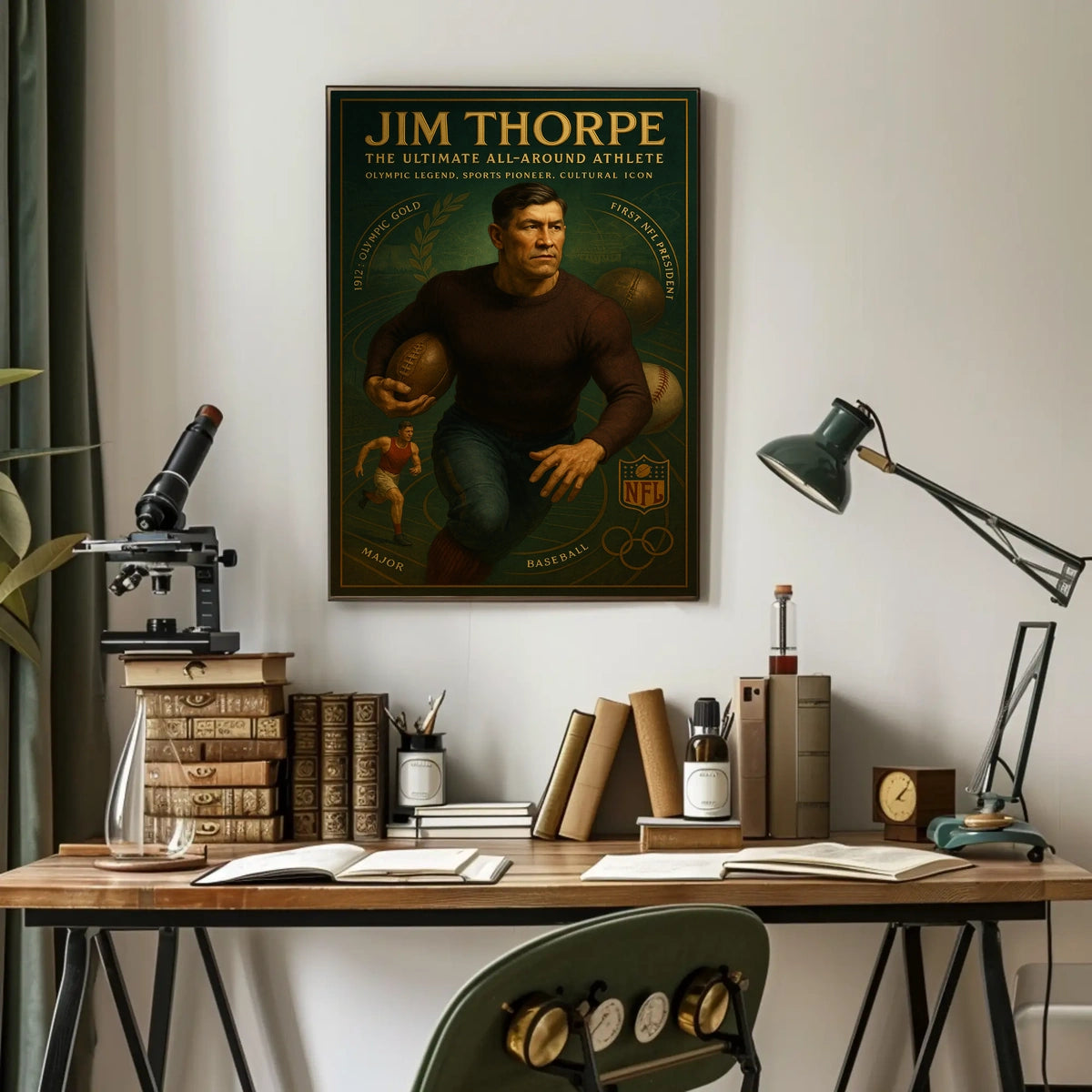 Jim Thorpe Legendary Athlete Jim Thorpe Poster