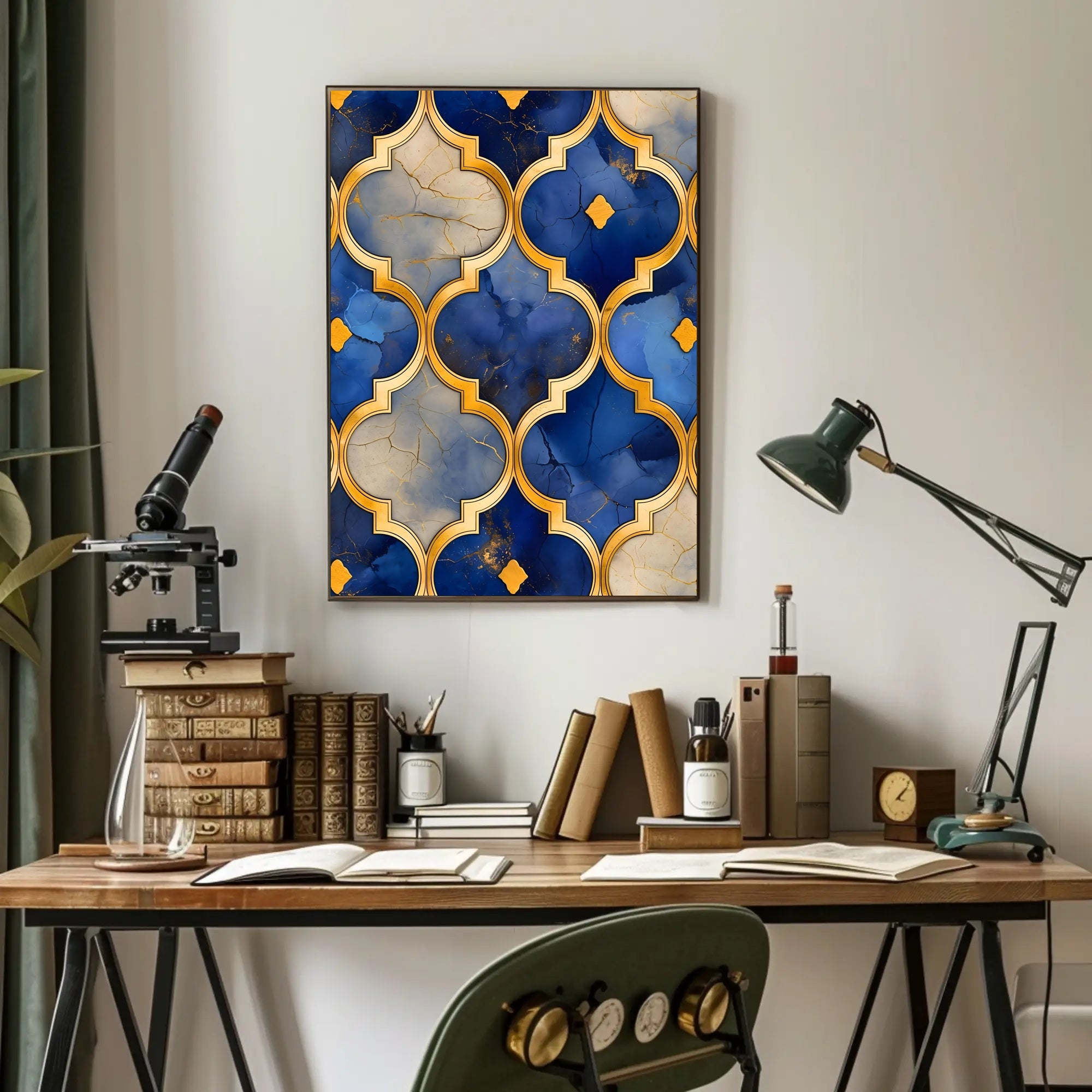 Ornate Geometric Luxury Wall Art Poster - Cultural Heritage