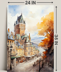 Autumn In A Historic City Poster