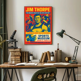 Jim Thorpe Legendary Athlete Tribute Jim Thorpe Poster