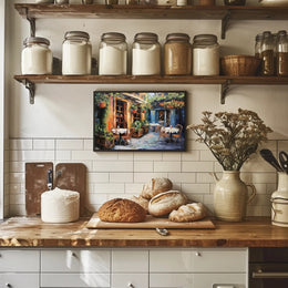 Charming Café Corner Poster