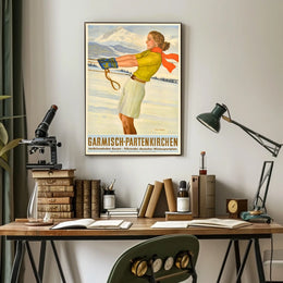 Garmisch-Partenkirchen Winter Sports Poster