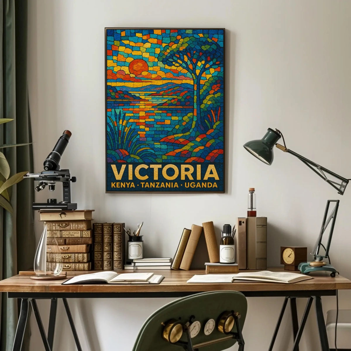 Victoria A Vibrant Landscape Poster