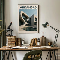 Modern Architecture In Arkansas Modern Poster
