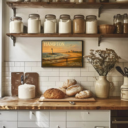 Hampton Seaside Serenity Wall Art Print