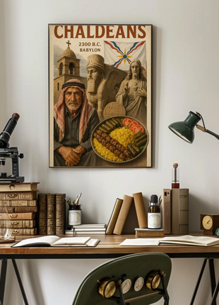 Chaldean Legacy Vintage Art Cultural Heritage Poster