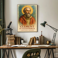 Clement of Alexandria Christmas Art Religious Heritage Poster