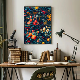 Vibrant Botanical Illustration Art Print: Abstract or Artistic Poster