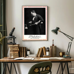 Vintage Magician Performance Poster by Poluhni and Company