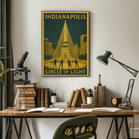 Indianapolis Circle Of Light Poster