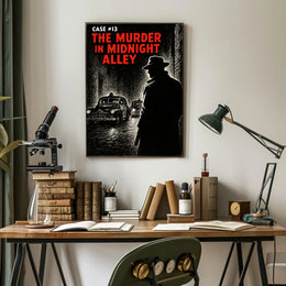 Case #13 The Murder in Midnight Alley Poster PosterGoat