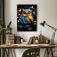 Enchanted Night Owl Art Print