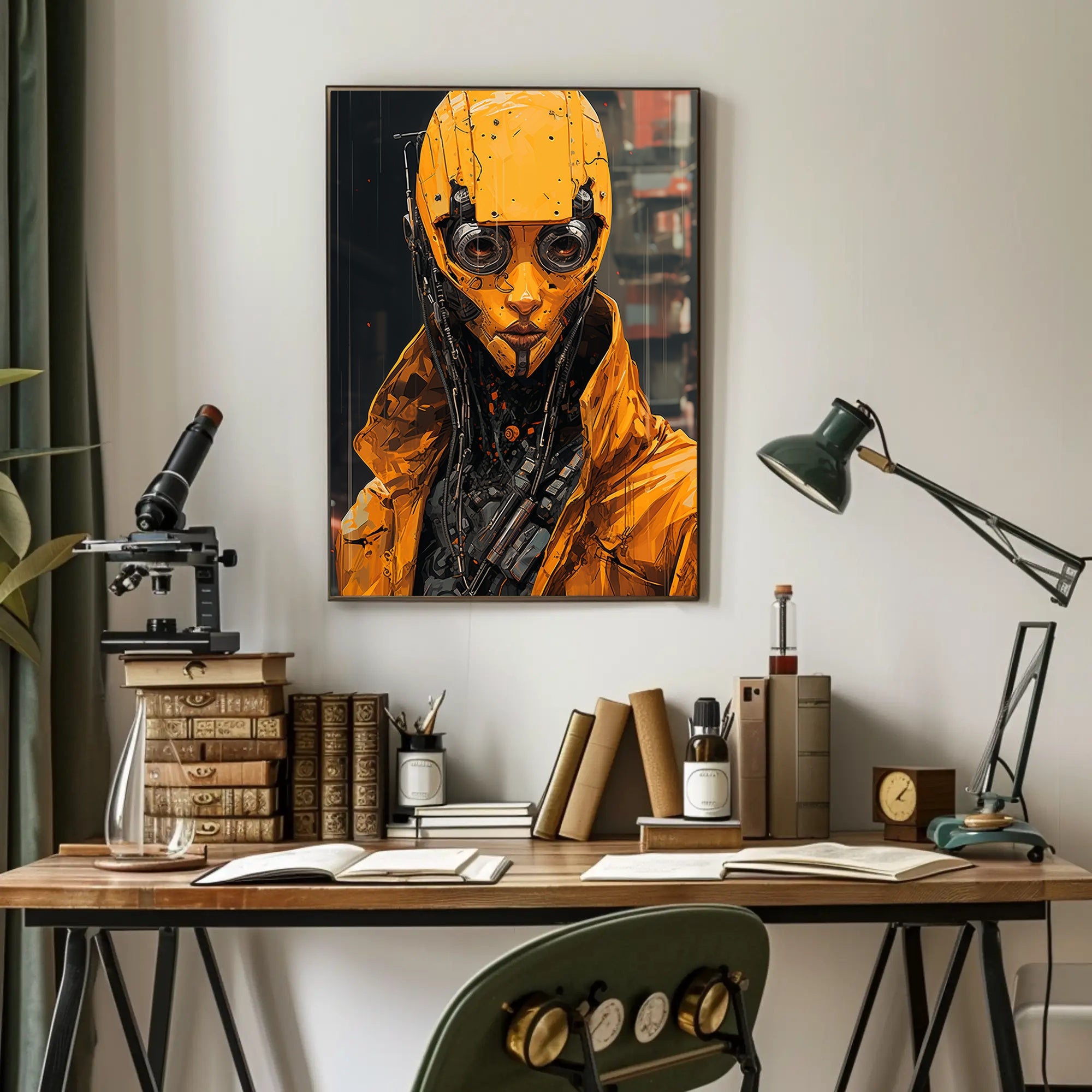 Futuristic Sentinel Poster PosterGoat