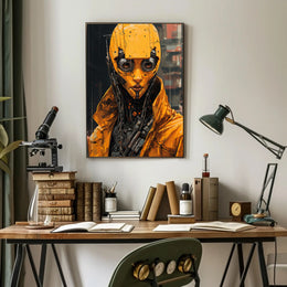 Futuristic Sentinel Poster PosterGoat