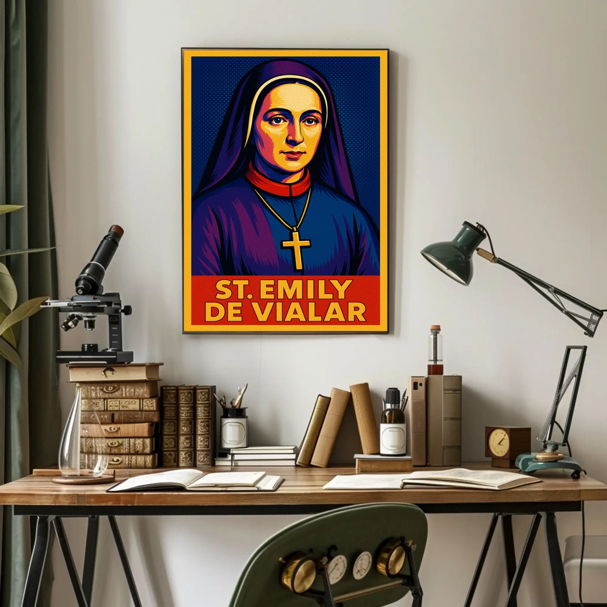 St. Emily de Vialar Poster