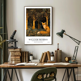 William Morris Exhibition Poster: Arts and Crafts Movement