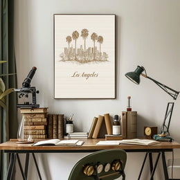 Los Angeles Skyline Poster