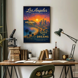 Los Angeles City Of Dreams Poster