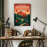 Explore Georgia Where Urban Meets Poster