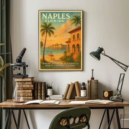 Naples, Florida Tropical Elegance Poster
