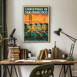 Christmas In San Francisco Poster