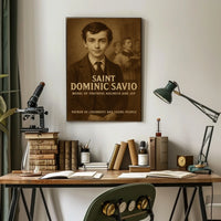 Saint Dominic Savio Model Of Youthful Poster