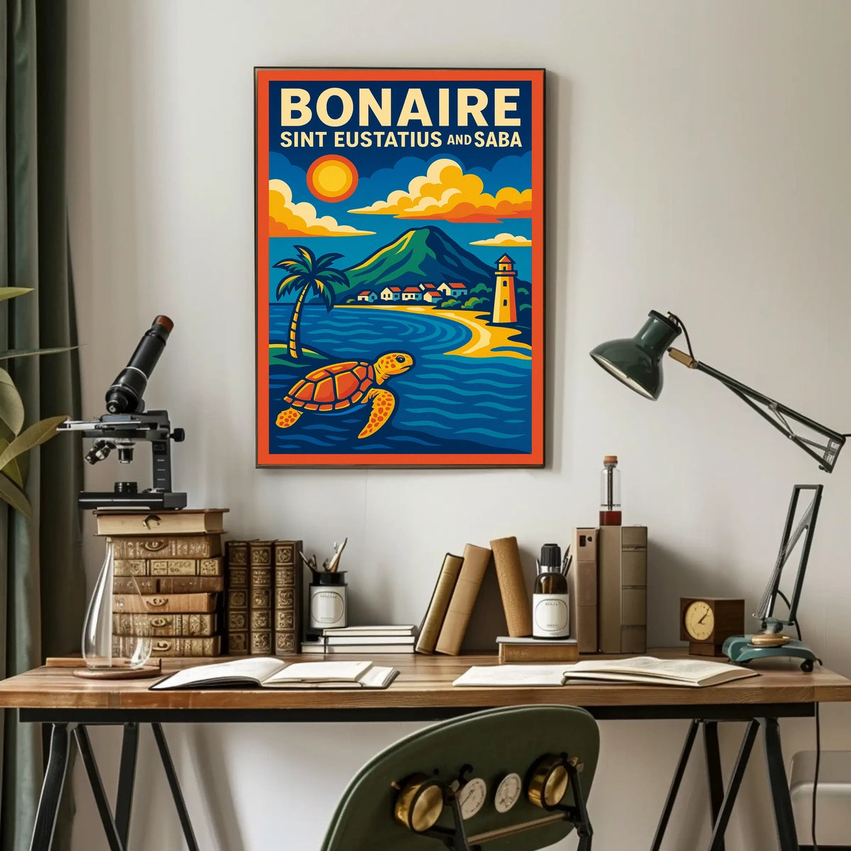 Discover Bonaire, Sint Eustatius, And Poster