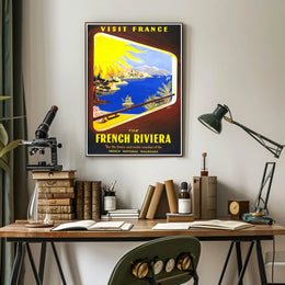 Visit France The French Riviera Poster