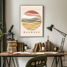 Bauhaus in Frankfurt October 1923 Poster