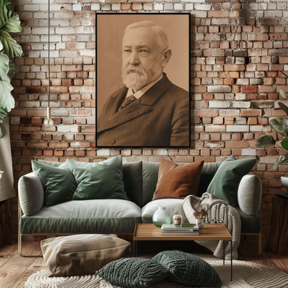 Benjamin Harrison 23rd President Sepia Photo