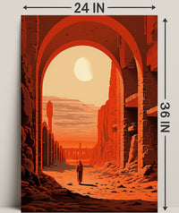 Journey Through The Arches Poster PosterGoat
