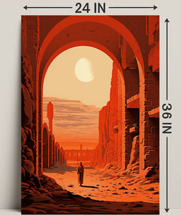 Journey Through The Arches Poster PosterGoat