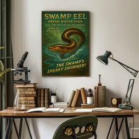 Swamp Eel The Swamps Sneaky Swimmer Poster