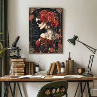 Día de los Muertos Woman Cultural Heritage Poster