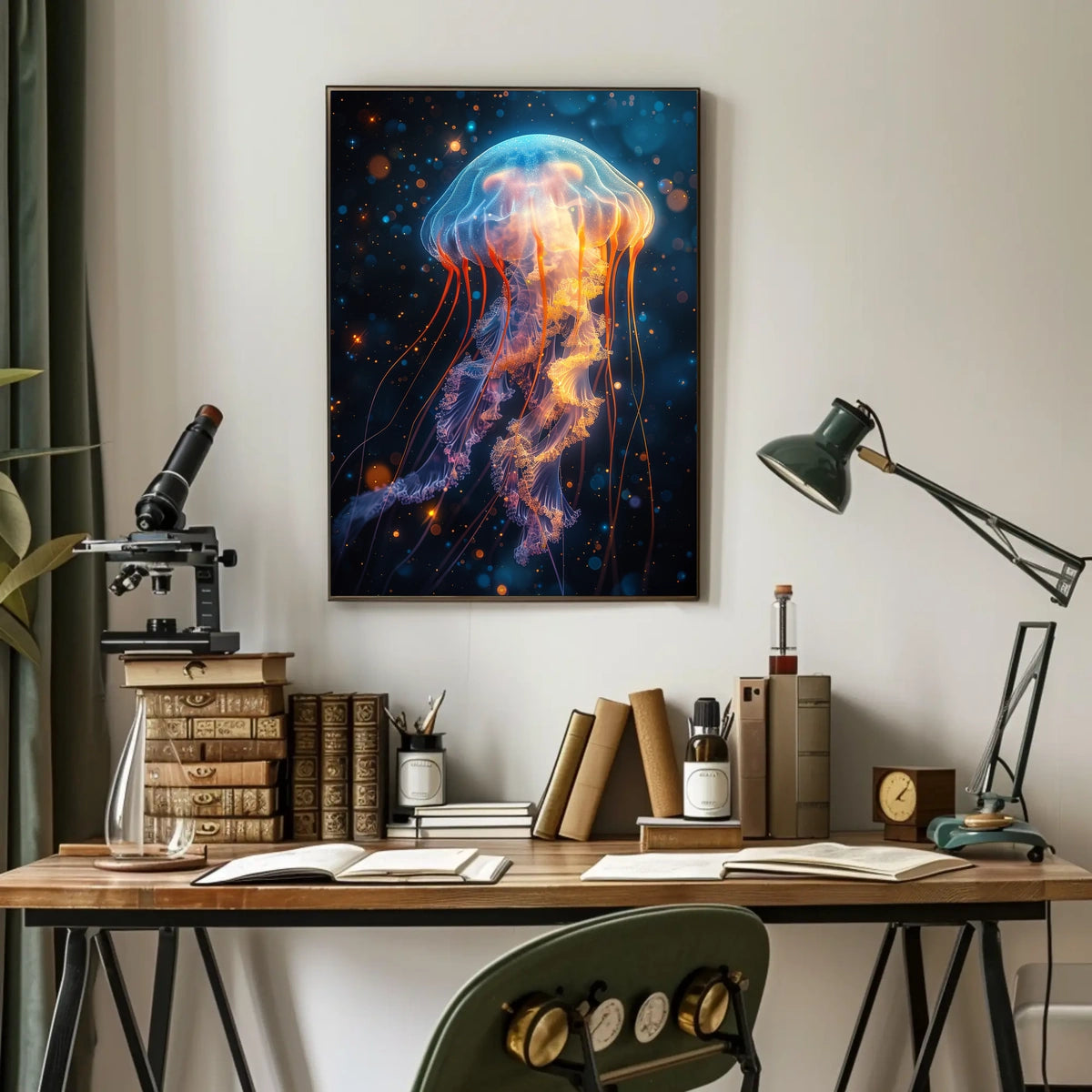 Ethereal Jellyfish Poster