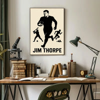 Jim Thorpe Legendary Athlete Poster