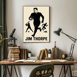 Jim Thorpe Legendary Athlete Poster