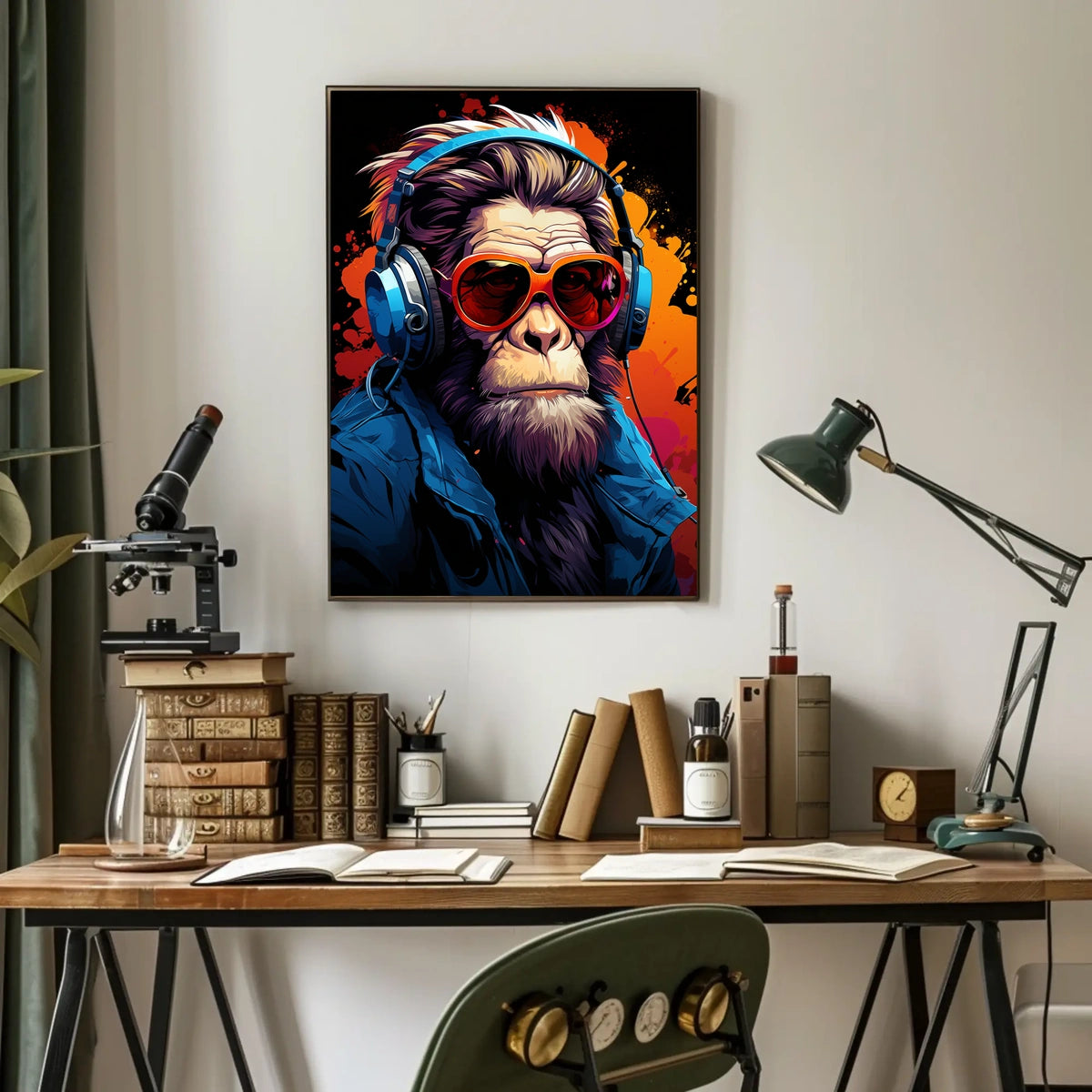Funky Monkey Vibes Poster