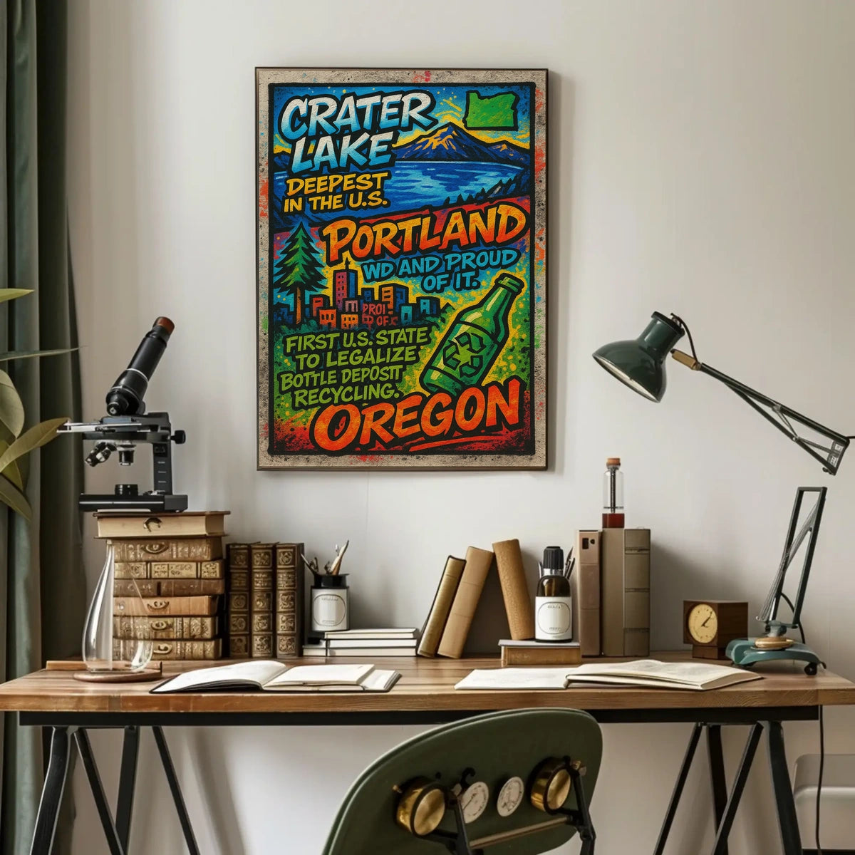 Oregon Highlights Poster