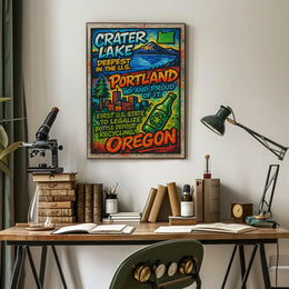Oregon Highlights Poster