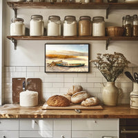 Winter Serenity by the Lake Poster