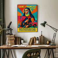 Saint Frances Of Rome Poster